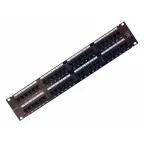                  Патч-панель 19 2U 48 портов RJ-45 категория 5e UTP черная
               