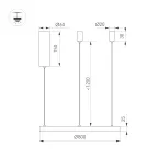 Светильник SP-CONGO-MULT-1-R800-42W Warm3000 (WH, 120 deg, 230V) (Arlight, IP20 Металл, 5 лет)