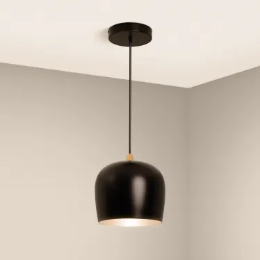 Светильник SP-PEONY-HANG-R250-15W Warm3000 (BK, 65 deg, 230V) (IP20 металл, 3 года)