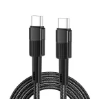                  Кабель USB Type-C - Type-C, 5A, 100Вт, 1м, черный
               