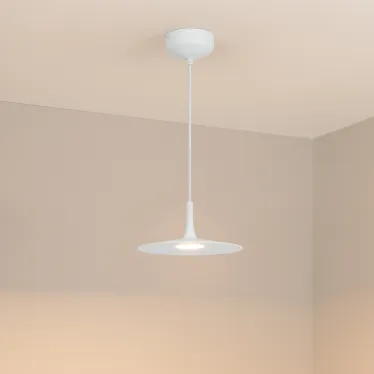 Светильник SP-FIORE-R250-8W Warm3000 (WH, 120 deg, 230V) (IP20 металл, 3 года)