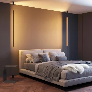 Светильник SP-TABOO-FLOOR-S1300-14W Warm3000 (BK, 90 deg, 230V) (IP20 металл, 3 года)