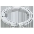 Патч-корд категории 5E UTP LSZH 3м slim колпачок с язычком белый