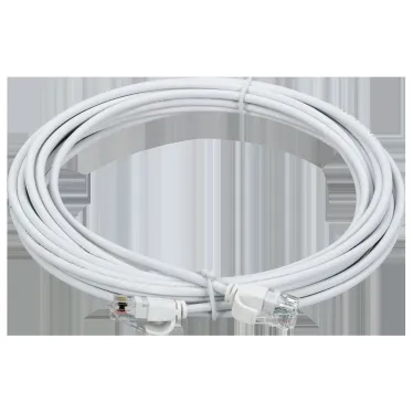 Патч-корд категории 5E UTP LSZH 3м slim колпачок с язычком белый
