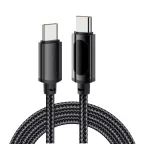                  Кабель USB Type-C - Type-С, 5A, 100Вт, 1м, черный
               