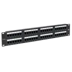                  Патч-панель TERACOM PRO 19'Cat.5E 2U неэкранированная UTP 48 портов RJ-45 Dual IDC
               