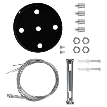 Светильник светодиодный Geometria Quadro SPO-163-B-40K-050 50Вт 4000К 3700Лм IP40 600*600*80 черный подвесной ЛТ | Б0058895 | ЭРА