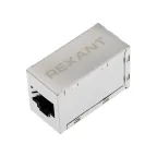                  Адаптер проходной RJ-45 8P-8C FTP экранированный кат6 гнездо-гнездо,
               