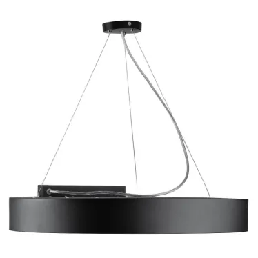 Светильник светодиодный Geometria Ring SPO-134-B-40K-056 56Вт 4000К 4200Лм IP40 800*800*80 черный подвесной | Б0050565 | ЭРА