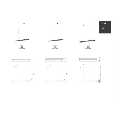 Светильник светодиодный Geometria Block SPO-115-W-40K-036 36Вт 4000К 3100Лм IP40 1200*100*50 белый подвесной | Б0050546 | ЭРА