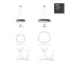 Светильник светодиодный Geometria Ring SPO-132-W-40K-088 88Вт 4000К 6000Лм IP40 800*800*80 белый подвесной | Б0050560 | ЭРА