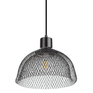 Светильник подвесной PL6 BK металл, E27, max 60W, d250 мм, черный | Б0037453 | ЭРА