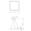 Светильник светодиодный Geometria Quadro SPO-163-B-40K-050 50Вт 4000К 3700Лм IP40 600*600*80 черный подвесной | Б0050587 | ЭРА
