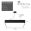 Светильник светодиодный Geometria Quadro SPO-163-B-40K-050 50Вт 4000К 3700Лм IP40 600*600*80 черный подвесной | Б0050587 | ЭРА