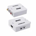                  Конвертер HDMI на 3 RCA, пластик, белый,,
               