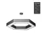 Светильник светодиодный Geometria Hexagon SPO-123-B-40K-045 45Вт 4000К 2500Лм IP40 600*600*80 черный подвесной | Б0050555 | ЭРА