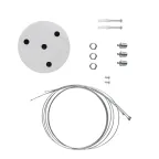 Светильник светодиодный Geometria Ring SPO-132-W-40K-088 88Вт 4000К 6000Лм IP40 800*800*80 белый подвесной | Б0050560 | ЭРА