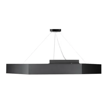 Светильник светодиодный Geometria Hexagon SPO-123-B-40K-045 45Вт 4000К 2500Лм IP40 600*600*80 черный подвесной | Б0050555 | ЭРА