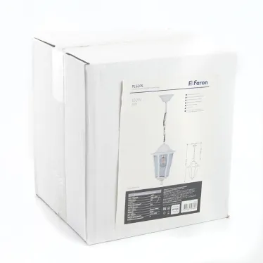 Светильник садово-парковый 6205 100W 230V E27 195*195*310мм белый | 11071 | FERON