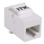                  Адаптер проходной IDC Dual-IDC Dual категория 5е UTP тип Keystone Jack белый
               