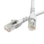 Патч-корд неэкранированный CAT6 U/UTP 4х2 LSZH белый 2м