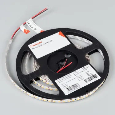 Лента светодиодная FC-A120-8mm 24V Day4000-CX1 (5 W/m, IP20, 5m) (ARL, резка 1 светодиод, 120 LED/m)