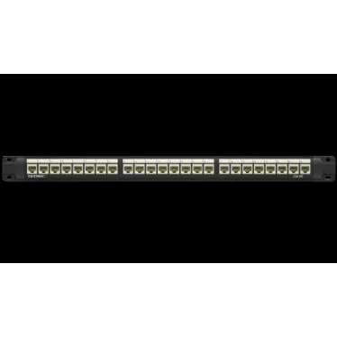 Патч-панель 19'',1U,CAT5E, 24 модуля RJ45, неэкранир ованная