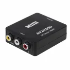                  Конвертер 3 RCA на HDMI, пластик, черный,,
               