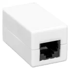                  Адаптер проходной TERACOM PRO Cat.6 неэкранированный RJ45-RJ45 белый
               