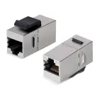                  Проходной адаптер формата Keystone RJ45-RJ45 (8p8c) категория 5е экранированный WRline
               