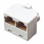                  Двойник компьютерный RJ-45(8P-8C) (штекер - 2 гнезда),
               