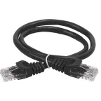 Патч-корд категории 6 UTP PVC 1м черный
