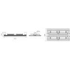 Светильник светодиодный Светильник Unit2 2Ex 260/38000 Д 4K консоль