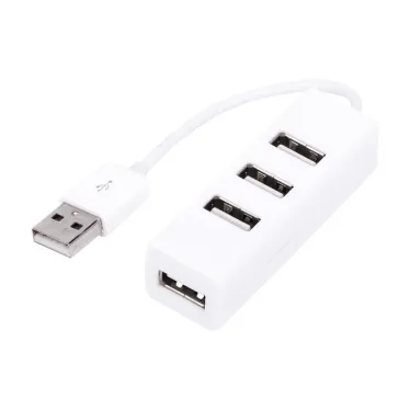 Разветвитель USB на 4 порта белый,,