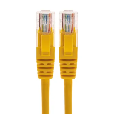 Патч-корд U/UTP, CAT 5e, RJ45-RJ45, 26AWG, LSZH, желтый, 3м,