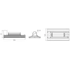 Светильник светодиодный Светильник Unit Ex NB 75/8000 K30 3K консоль