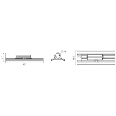 Светильник светодиодный Светильник Unit Ex NB 110/11000 Ш 5K консоль