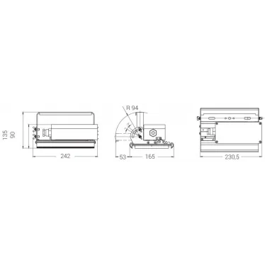 Светодиодный светильник Diora Unit Ex 55/6500 K30 3K лира