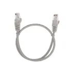                  Патч-корд U/UTP, CAT 5e, RJ45-RJ45, 26AWG, LSZH, серый, 0,5м,
               