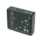 Гирлянда светодиодная Роса с контроллером 50м 500LED теплый белый IP20 230В зеленый провод