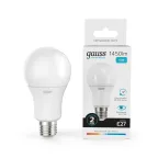 Лампа светодиодная LED 15 Вт 1450 лм 4100К А60 груша нейтральный E27 AC 220В Elementary Gauss