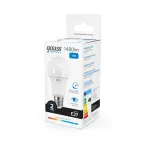 Лампа светодиодная LED 15 Вт 1480 лм 6500К А60 груша холодный E27 AC 220В Elementary Gauss