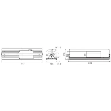 Светильник светодиодный Светильник Unit Ex 180/20500 Д120 4K лира