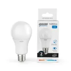 Лампа светодиодная LED 15 Вт 1480 лм 6500К А60 груша холодный E27 AC 220В Elementary Gauss
