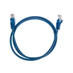 Патч-корд U/UTP, CAT 5e, RJ45-RJ45, 26AWG, LSZH, синий, 1м,