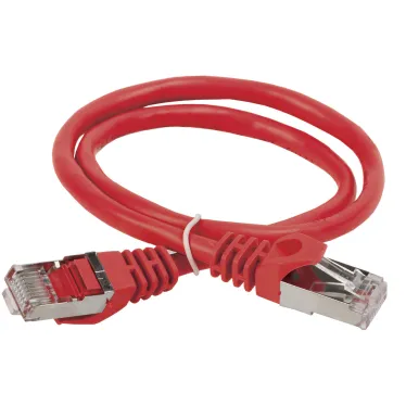 Патч-корд категория 5е FTP 5 метр PVC красный