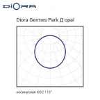 Светильник светодиодный Germes Park 60/8100 Д opal 5K
