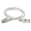 Патч-корд категория 5е FTP 0.5м PVC серый