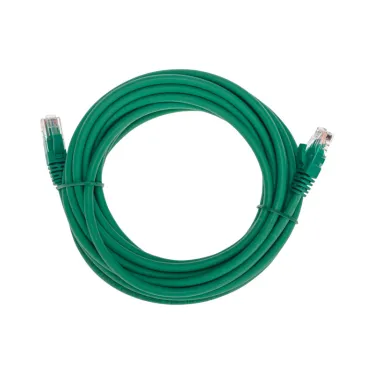 Патч-корд U/UTP CAT 6, RJ45-RJ45, 26AWG, LSZH, зеленый, 5м,
