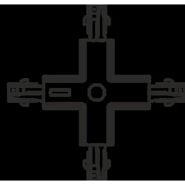 Connector PG X-shaped black | 2909002990 | Световые Технологии